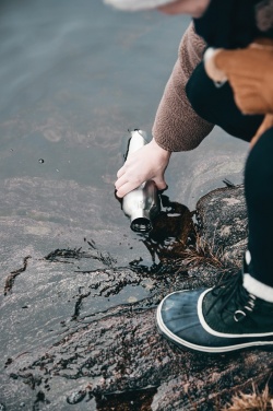 Logo trade promotional merchandise photo of: VINGA Miles Large Thermos Bottle 1000 ml