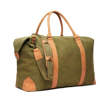 Logotrade promotional giveaway image of: VINGA Bosler RCS recycled canvas weekend bag