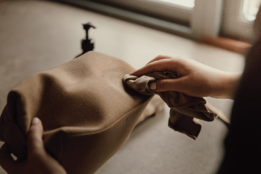 Logotrade promotional products photo of: VINGA Sloane toiletry bag RCS recycled polyester