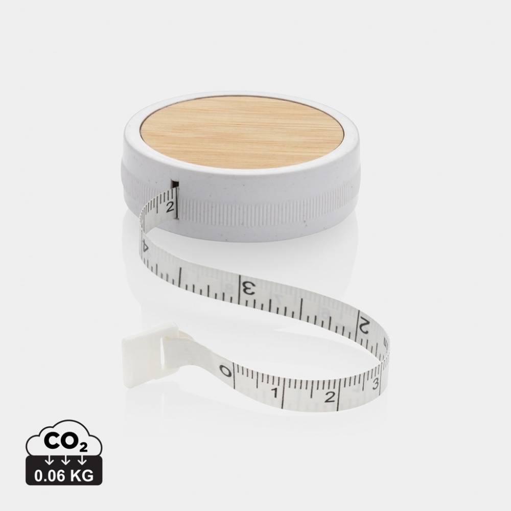 Logo trade promotional products image of: RCS recycled plastic & bamboo tailor tape