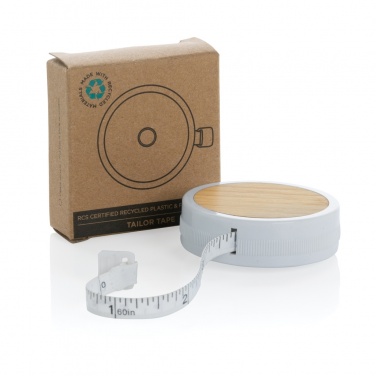 Logo trade promotional products image of: RCS recycled plastic & bamboo tailor tape