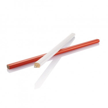 Logo trade promotional gifts picture of: 25cm wooden carpenter pencil
