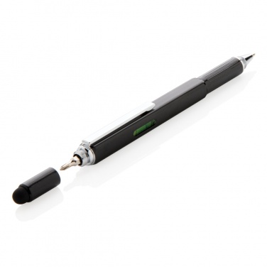 Logotrade promotional item image of: 5-in-1 aluminium toolpen