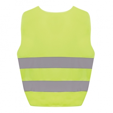 Logo trade promotional merchandise image of: GRS recycled PET high-visibility safety vest 3-6 years
