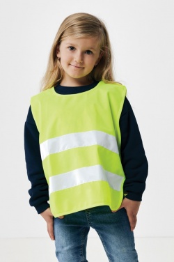 Logo trade promotional item photo of: GRS recycled PET high-visibility safety vest 3-6 years