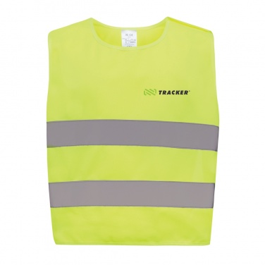 Logotrade promotional item image of: GRS recycled PET high-visibility safety vest 3-6 years
