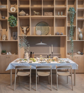 Logo trade promotional giveaways image of: Ukiyo bamboo large serving board