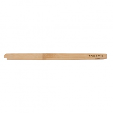 Logo trade promotional product photo of: Ukiyo bamboo serving tongs