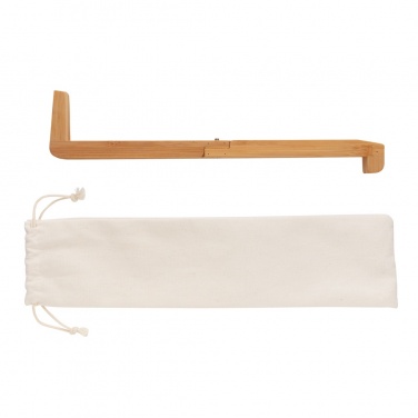 Logotrade promotional gift image of: Bamboo portable laptop stand