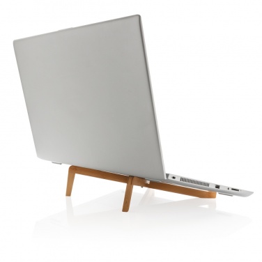 Logotrade business gift image of: Bamboo portable laptop stand