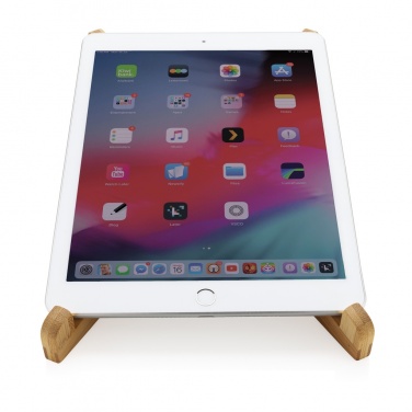 Logotrade promotional merchandise photo of: Bamboo portable laptop stand