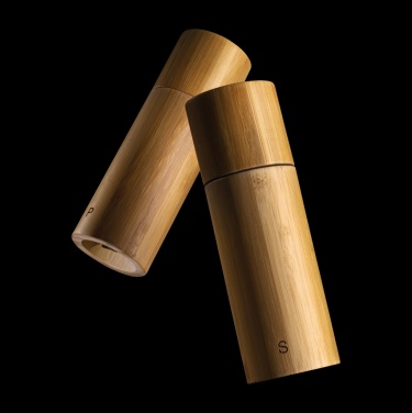 Logo trade advertising product photo of: Ukiyo bamboo salt and pepper mill set