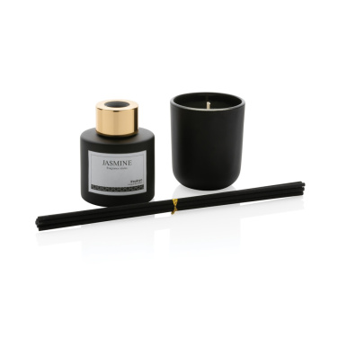 Logo trade business gifts image of: Ukiyo candle and fragrance sticks gift set