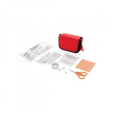 Logo trade business gifts image of: First aid set in pouch