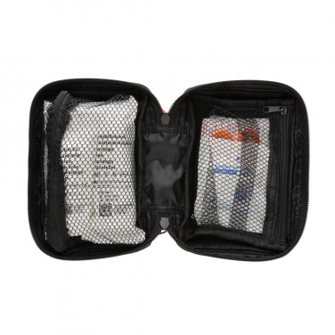 Logo trade business gift photo of: RCS recycled nubuck PU pouch  first aid set
