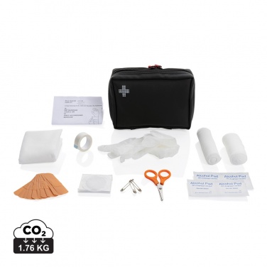 Logotrade promotional giveaways photo of: RCS recycled nubuck PU pouch  first aid set