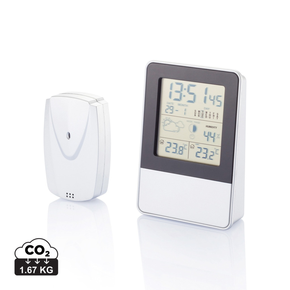 Logotrade promotional item picture of: Indoor/outdoor weather station