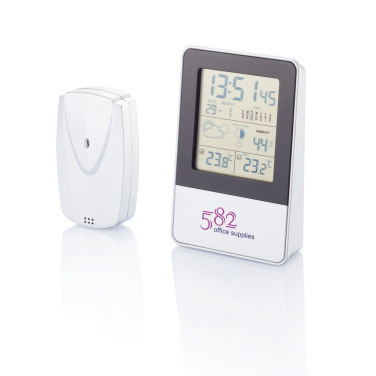 Logo trade promotional products image of: Indoor/outdoor weather station