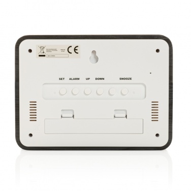 Logo trade corporate gifts image of: Grundig weatherstation alarm and calendar