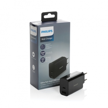 Logo trade promotional gift photo of: Philips ultra fast PD wall charger