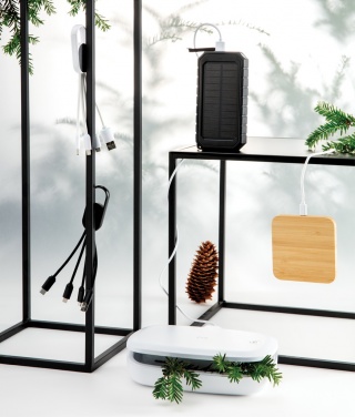 Logotrade promotional merchandise picture of: UV-C steriliser box with 5W wireless charger