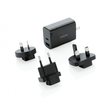Logo trade business gifts image of: Philips ultra fast PD travel charger