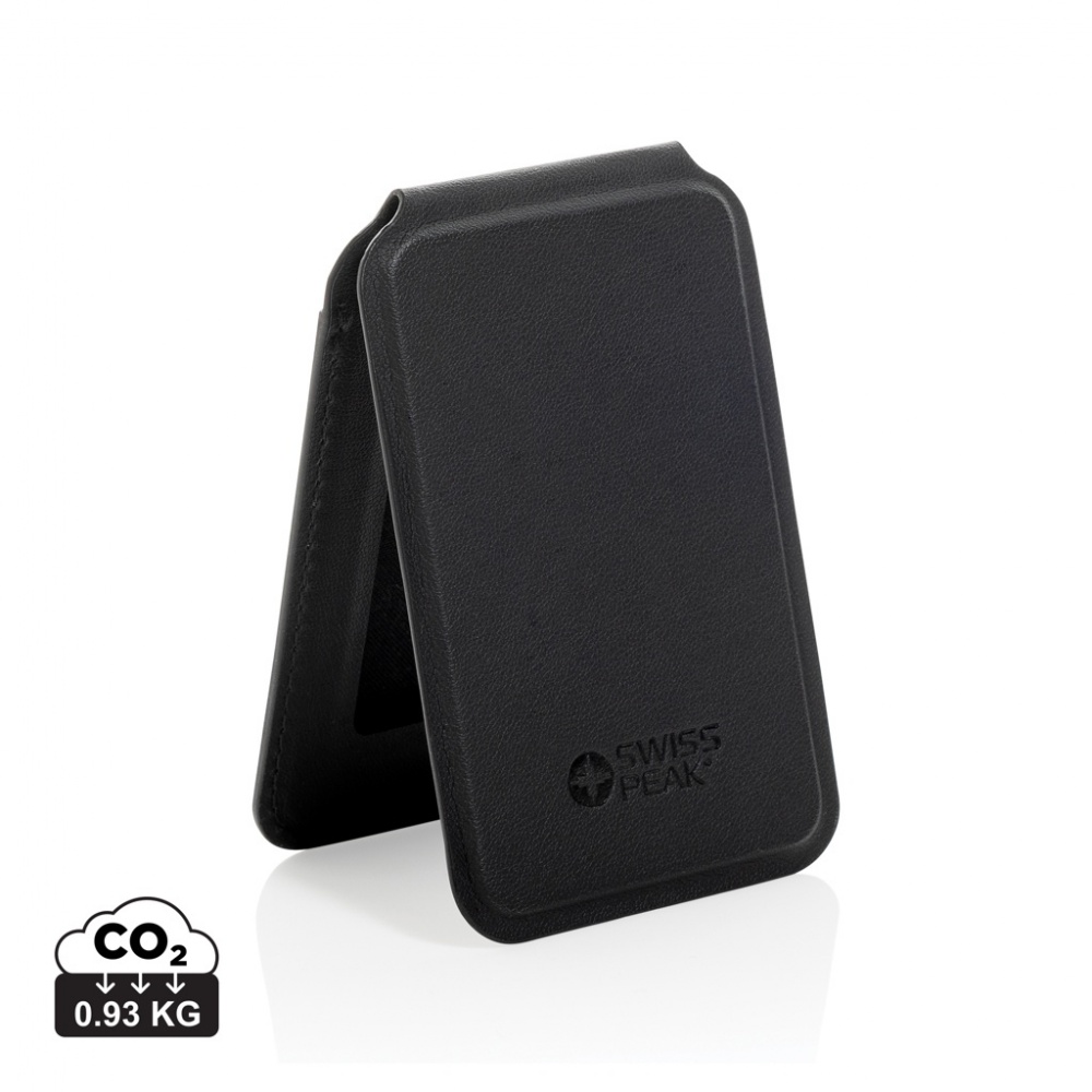 Logotrade promotional giveaways photo of: Magstand RCS recycled PU magnetic phone wallet with stand