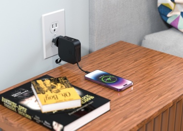 Logo trade corporate gifts image of: Urban Vitamin Saratoga 5 in 1 universal charger