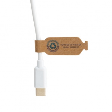 Logo trade promotional item photo of: RCS recycled plastic Ontario 6-in-1 round cable