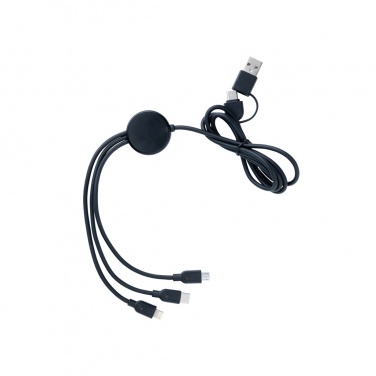 Logotrade promotional merchandise picture of: RCS recycled TPE and recycled plastic 6-in-1 cable