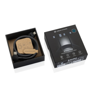Logo trade corporate gift photo of: Urban Vitamin Stockton 65W RCS RTPE/RPET magnetic cable