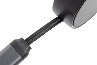 Logo trade promotional item photo of: Terra RCS recycled aluminium retractable 6 in 1 cable