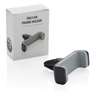 Logo trade business gifts image of: 360 car phone holder