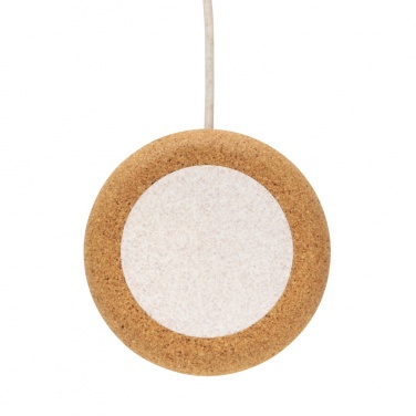 Logotrade promotional merchandise image of: Cork and Wheat 5W wireless charger