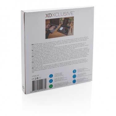 Logo trade corporate gift photo of: Air mousepad with 5W wireless charging and USB