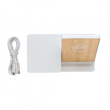 Logo trade corporate gift photo of: Ontario 5W wireless charger with speaker