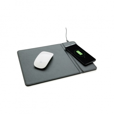Logo trade promotional products image of: Mousepad with 5W wireless charging
