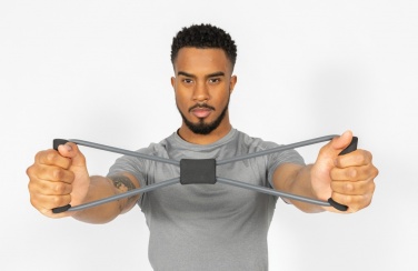 Logo trade promotional gift photo of: Fitness 8 shape exercise band in pouch