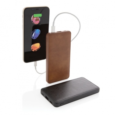 Logotrade promotional giveaway picture of: Tusca 10.000 mAh PU powerbank