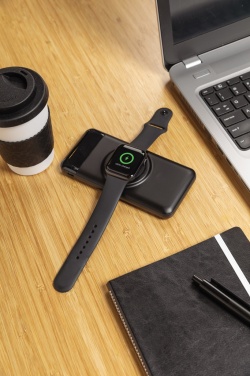 Logotrade promotional gifts photo of: 10.000 mah wireless powerbank with watch charger