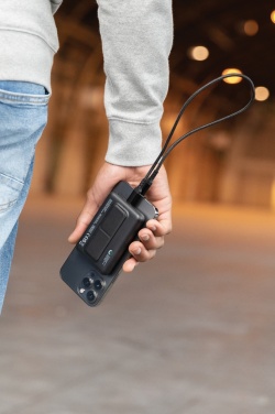 Logo trade promotional gifts image of: Urban Vitamin Sonoma RCS rplastic 10.000mah powerbank