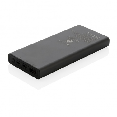 Logotrade corporate gift image of: Terra RCS recycled 18W aluminium powerbank 10.000 mAh