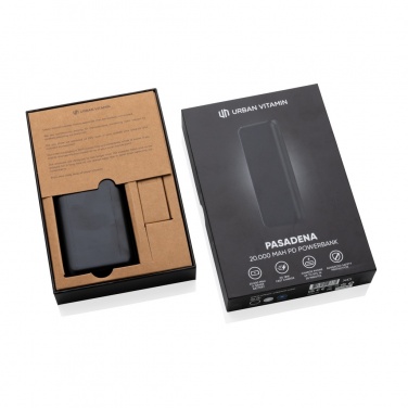 Logo trade promotional gift photo of: Urban Vitamin Pasadena 20.000 mAh 18W PD powerbank