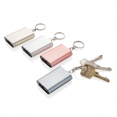 Logo trade corporate gifts picture of: 1.000 mAh keychain powerbank