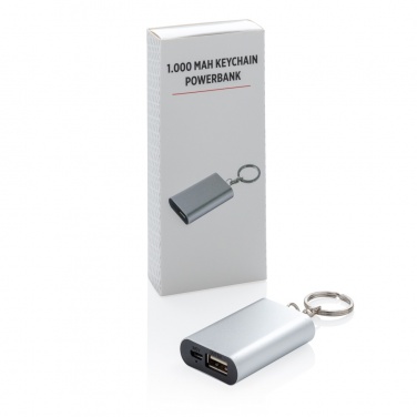 Logotrade promotional giveaway image of: 1.000 mAh keychain powerbank