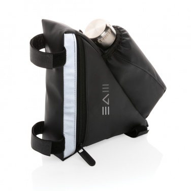 Logo trade promotional gift photo of: PU high visibility bike frame bag with bottle holder