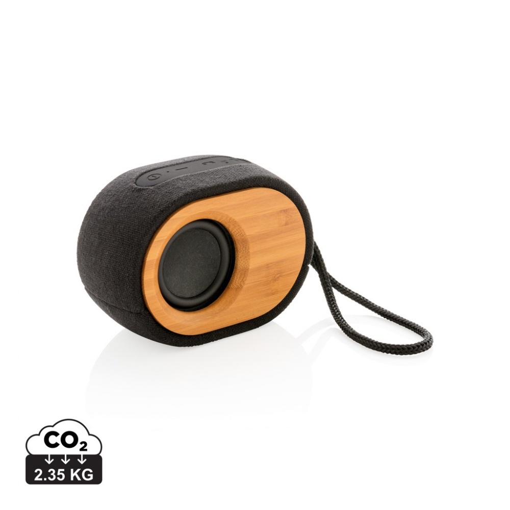 Logo trade promotional giveaway photo of: Bamboo X  speaker