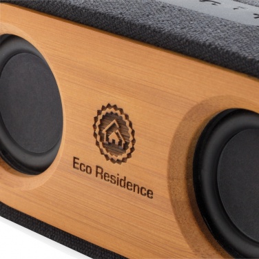 Logotrade promotional item image of: Bamboo X double speaker