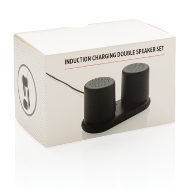 Logo trade advertising products image of: Double induction charging speaker