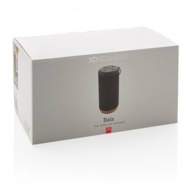 Logotrade advertising products photo of: Baia 10W wireless speaker, cork